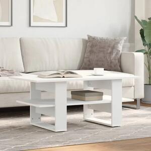 Stolić za kavu bijeli 102 x 55 x 42 cm od konstruiranog drva - Bijela 1 Bijela