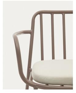 Ljubičaste metalne vrtne stolice u setu 4 kom Bramant – Kave Home