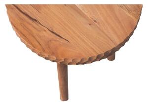 Okrugli pomoćni stol od masivnog bagrema ø 32 cm Manzi – WOOOD