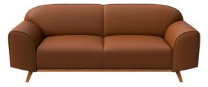 Konjak smeđa kožna sofa 193 cm Nesbo – MESONICA