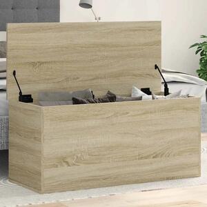 Kutija za pohranu boja hrasta 100x42x46cm od konstruiranog drva - sonoma hrast 100 x 42 x 46 cm 1 Sonoma hrast