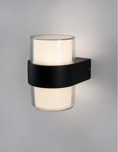 DARF VANJSKA ZIDNA SVJETILJKA LED 2x5W/3000K/840lm/IP54/CRNA NL9925666