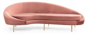 Svijetlo ružičasta sofa 255 cm Eses – Artie