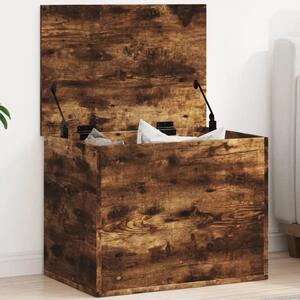 Kutija za pohranu boja hrasta 60x42x46 cm konstruirano drvo - Dimljeni hrast 60 x 42 x 46 cm 1 Dimljeni hrast