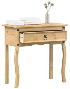 Konzolni stol Corona 73 x 35 x 73 cm od masivne borovine - Smeđa 1 Smeđa