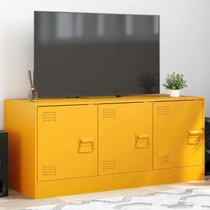 TV ormarić boja senfa 99 x 39 x 44 cm čelični - žuta boja senfa 1 Žuta boja senfa