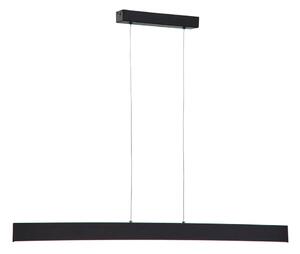 Mat crna LED stropna svjetiljka 5.5x101 cm Boadella – Kave Home