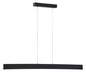 Mat crna LED stropna svjetiljka 5.5x101 cm Boadella – Kave Home