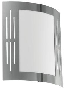 Eglo 79282 - Vanjska zidna svjetiljka CITY 1xE27/60W/230V krom IP44
