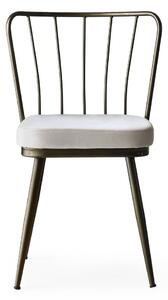 Sive metalne blagovaonske stolice u setu 2 kom Yildiz – Kalune Design