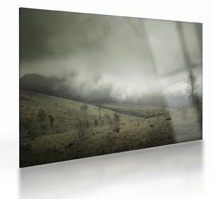 Staklena slika - Krajolik prije oluje (70x50 cm)