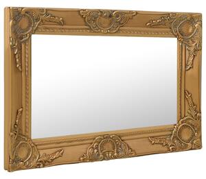 VidaXL Zidno ogledalo u baroknom stilu 60 x 40 cm zlatno