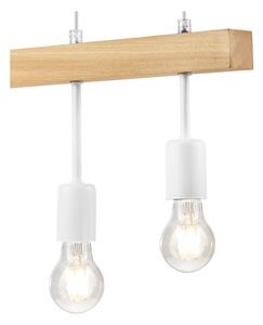 Bijela viseća svjetiljka za 4 žarulje Lamkur Orazio