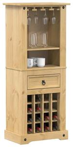 Stalak za vino Corona 56x35x134 5 cm od masivne borovine