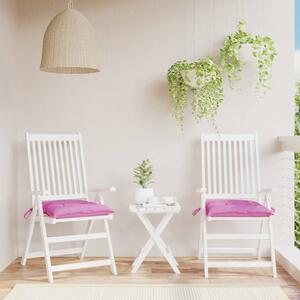 VidaXL Jastuci za stolice 2 kom ružičasti 50x50x7 cm od tkanine Oxford