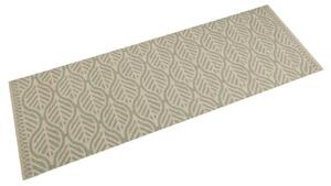 VidaXL Kuhinjski tepih perivi s uzorkom lišća 45 x 150 cm baršunasti