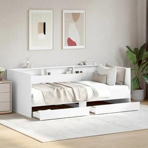 Dnevni krevet s ladicama bez madraca bijeli 90x190 cm - Bijela 90 x 190 cm Bijela 90 x 190 cm