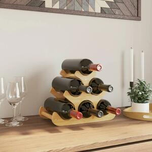 Stalak za vino za 6 boca 35 x 18 x 25 5 cm od bambusa