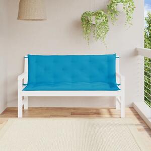 Jastuci za vrtnu klupu 2 kom svjetloplava od tkanine Oxford - Svijetlo plava 150 x 50 x 7 cm 2 Svijetlo plava