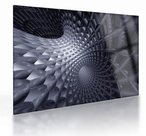 Staklena slika - 3D apstrakcija (70x50 cm)