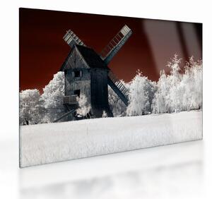 Staklena slika mlina (70x50 cm)