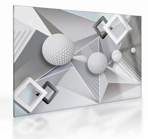 Geometrijska apstraktna slika (70x50 cm)