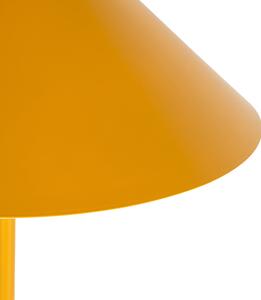 Dizajn podna lampa žuta - Triangolo