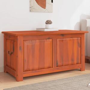 Škrinja za pohranu s poklopcem smeđa masivno bagremovo drvo - Smeđa 110 x 55 x 57 cm 1 Smeđa