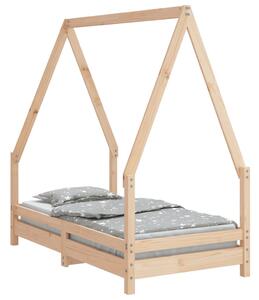 VidaXL Okvir za dječji krevet 70 x 140 cm od masivne borovine