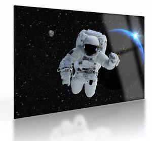 Staklena slika - Astronaut u svemiru (70x50 cm)