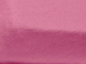 Jersey plahta za dječiji krevetic tamno ružičasta 70 x 140 cm