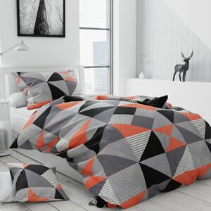 Pamučna posteljina JERVIS siva + jastučnica 40 x 40 cm Dimenzije posteljine: 70 x 90 cm | 140 x 200 cm