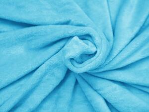 Azurna deka od mikropliša VIOLET, 150x200 cm
