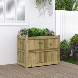 Vrtna sadilica 90 x 50 x 70 cm od impregnirane borovine - Prirodno impregnirano 1 Prirodno impregnirano