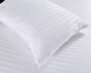 Hotelska posteljina od mikrovlakna JASMINE bijela - pruga 2 cm Dimenzije posteljine: 70 x 80 cm | 140 x 200 cm