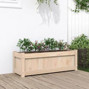 Vrtna sadilica 90x31x31 cm od masivne borovine - Prirodna boja bora 1 Prirodna boja bora 1