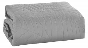 Svijetlo sivi prekrivač za krevet sa uzorkom LEAVES Dimenzije: 200 x 220 cm