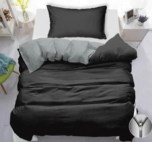 Pamučna posteljina MONOCHROMATIC siva Dimenzije posteljine: 70 x 90 cm | 140 x 200 cm