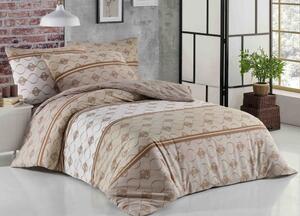 Pamučna posteljina ALCUDIA smedja Dimenzije posteljine: 70 x 90 cm | 140 x 220 cm