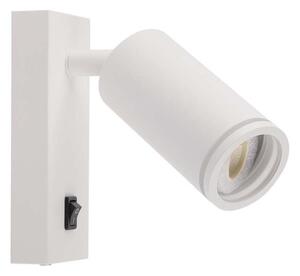 Zidna reflektorska svjetiljka s prekidačem 1xGU10/35W/230V bijela