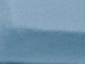 Jersey plahta za dječiji krevetic plava 70 x 140 cm