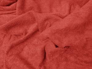 Plahta od frotira crvena 90x200 cm Gramaža ( gustina vlakna): Lux (190 g/m2)