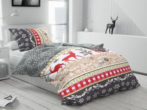 Pamučna posteljina CHRISTMAS TIME Dimenzije posteljine: 70 x 90 cm | 140 x 200 cm