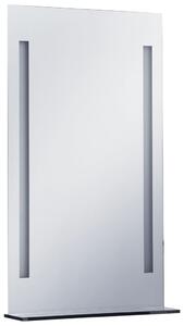 VidaXL Kupaonsko LED zidno ogledalo s policom 60 x 100 cm