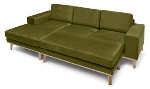 Maslinasto zelena kutna garnitura MOON Varijanta sofe: Levi kut