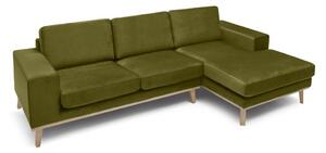 Maslinasto zelena kutna garnitura MOON Varijanta sofe: Desni kut