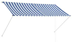VidaXL Tenda na uvlačenje 250 x 150 cm plavo-bijela