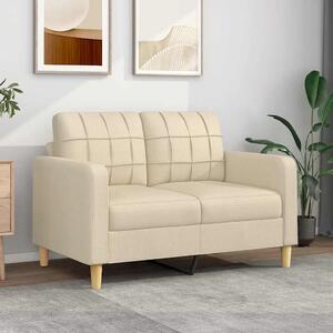Dvosjed od tkanine krem 120 cm - Krema 120 cm Krema 120 cm