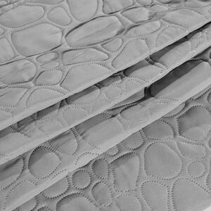 Svijetlo sivi prekrivač za krevet sa uzorkom STONE 200x220 cm