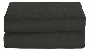 Tamno sivi prekrivač za krevet sa uzorkom STONE Dimenzije: 170 x 210 cm